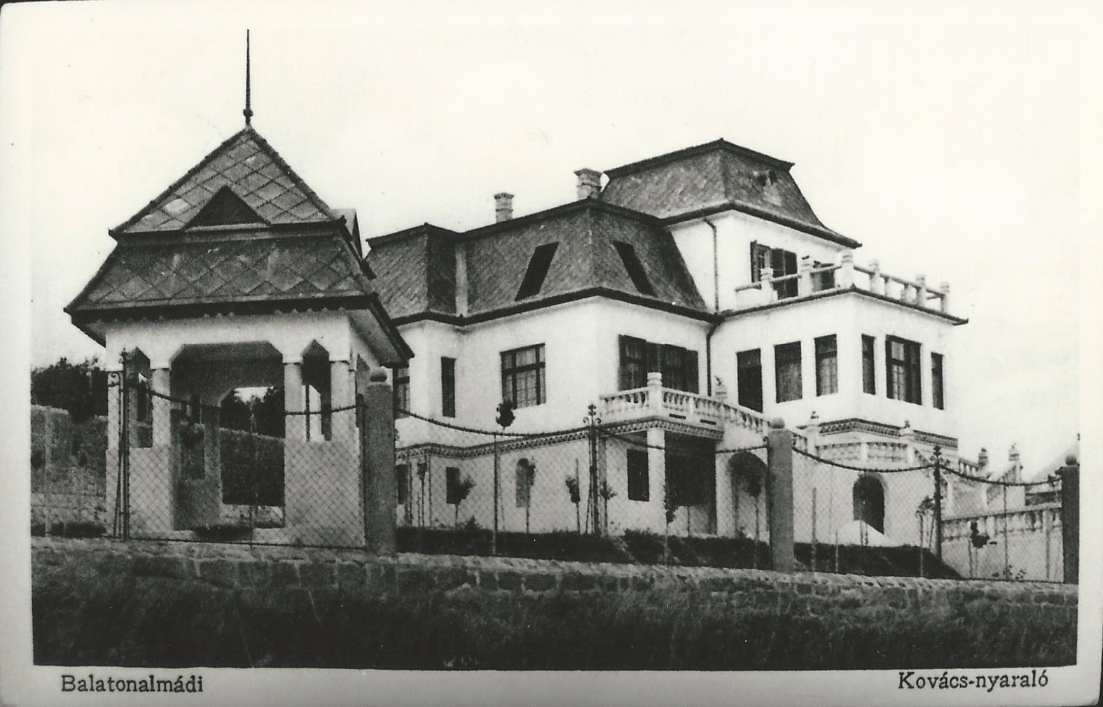 Kovács nyaraló – Monbrécia (Töltés u.)